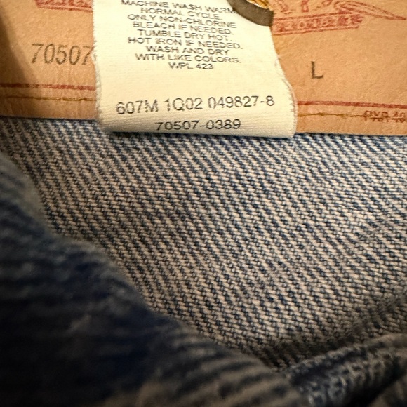 Levi's Vintage Y2K Light Blue Denim Jacket - Picture 5 of 6